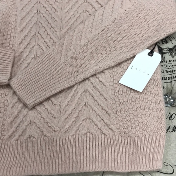 Leith Brushed Cable Pullover - Picture 6 of 6